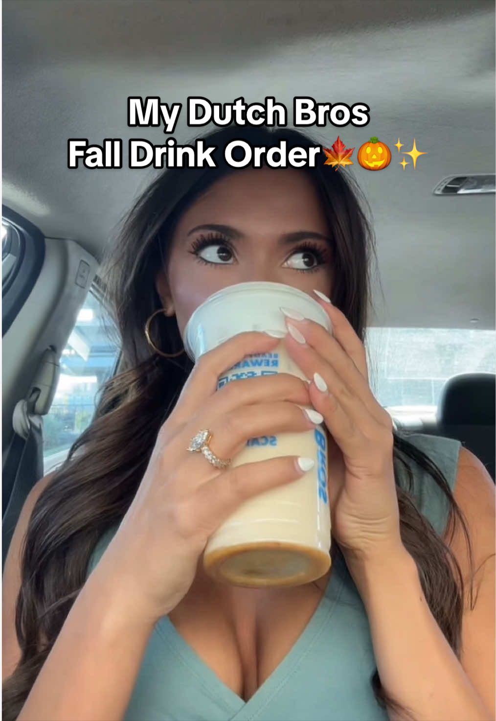 Talking-to-camera Dutch Bros drink order on TikTok